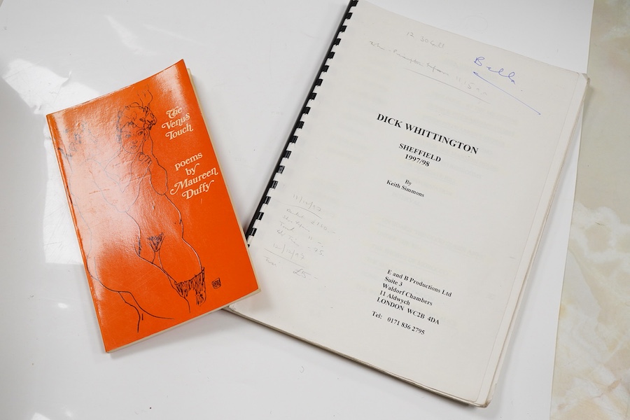 An archive of autographs and signed books relating to Bella Emberg, famed for her work on the Russ Abbot Show, and having originally come from her estate, comprising signatures of mainly television stars of the 1970s, 80